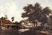 Meindert Hobbema The Water Mill oil painting artist